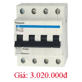 Cầu dao tự động MCB 4P/100A 10KA BBD410041C Panasonic