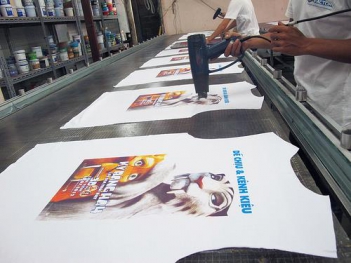 Các phương pháp in áo thun và ưu, nhược điểm của nó